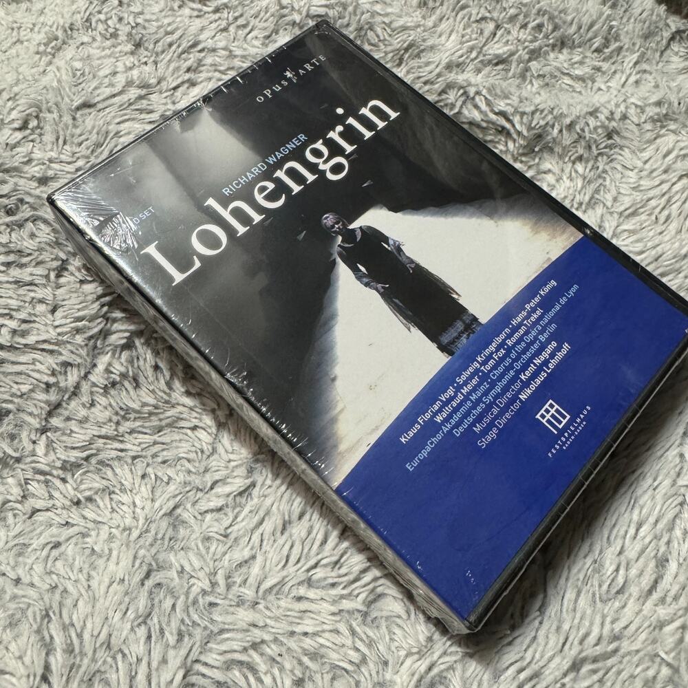 Lohengrin Wagner 3 DVD Set Live Nikolaus Lehnhoff New Sealed Festspielhaus
